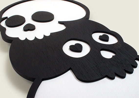 3 SKULLS HIGH "3D" en bois