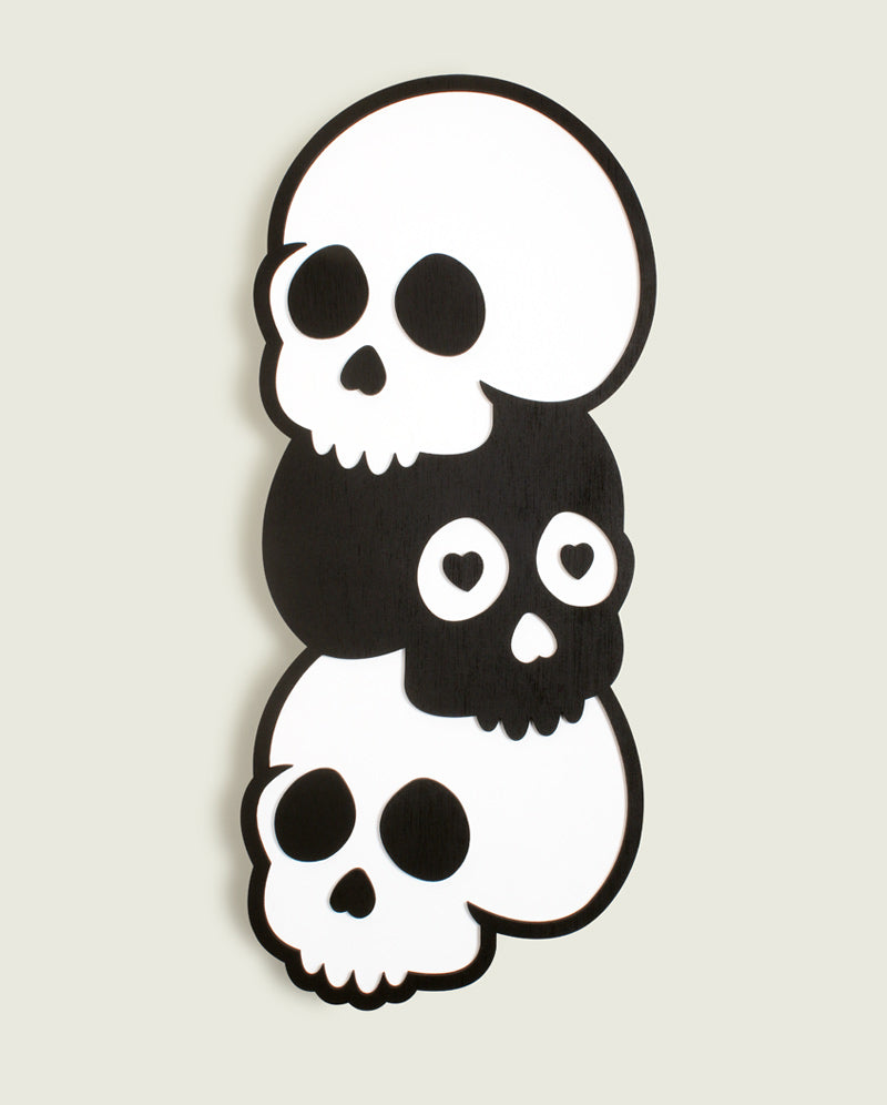 3 SKULLS HIGH "3D" en bois
