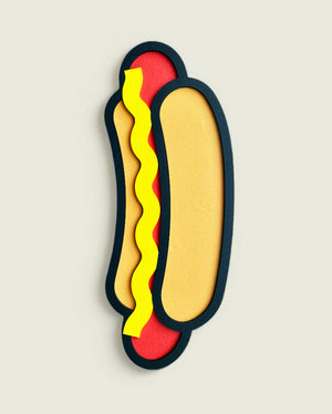 HOT DOG "3D" en bois
