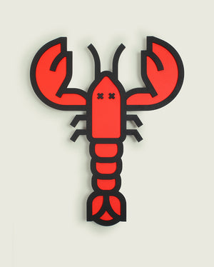 RED LOBSTER "3D" en bois