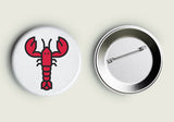 RED LOBSTER pin button
