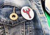 RED LOBSTER pin button