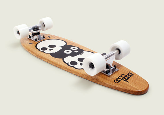 3 SKULLS HIGH complete skateboard - 26"