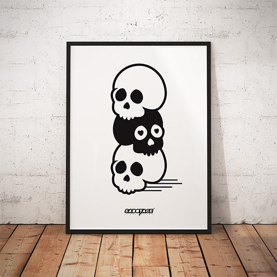 3 SKULLS HIGH poster