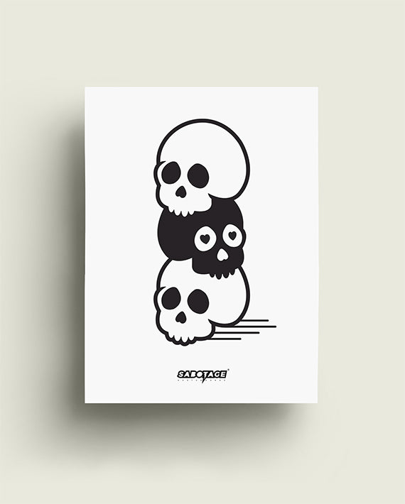 3 SKULLS HIGH poster