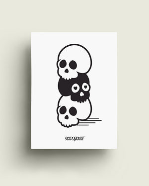 Affiche 3 SKULLS HIGH