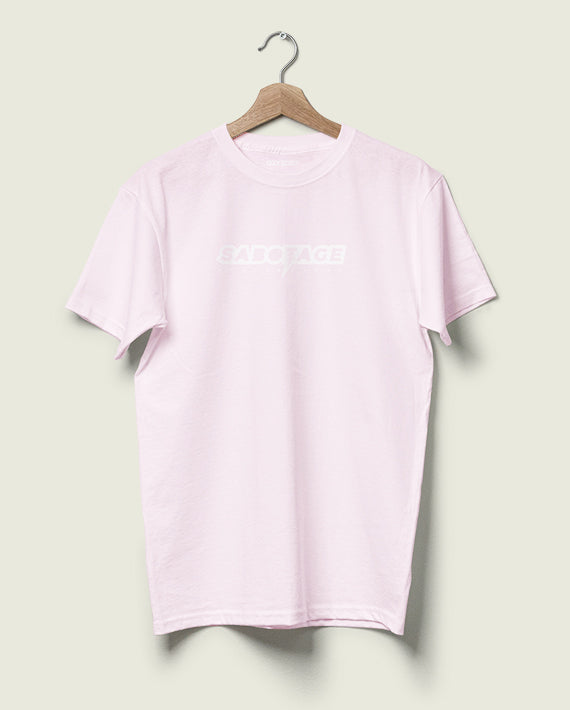 T-shirt LOGO - Rose clair